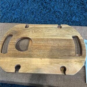 Bee&Willow Wooden Picnic Tray with Handles